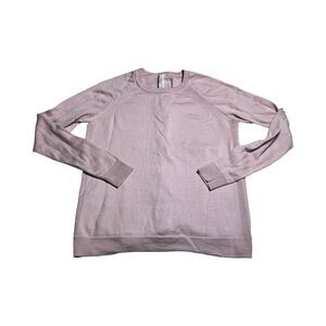 Lululemon Tied To You Long Sleeve Knit Sweater Mauve Pink‎ Size 4